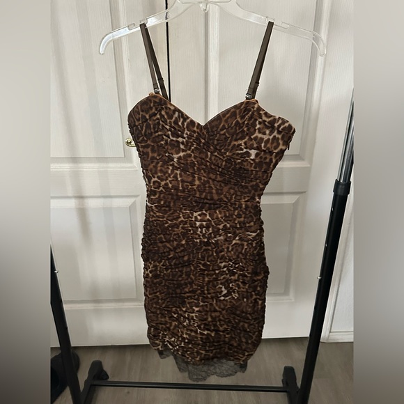 BCBGMaxAzria Dresses & Skirts - BCBG Cheetah dress
